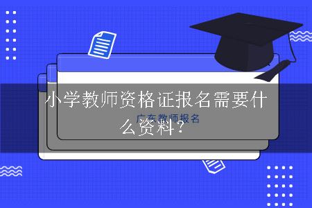 小学教师资格证报名