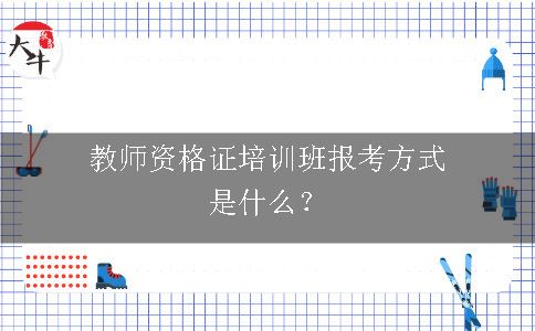 教师资格证报考