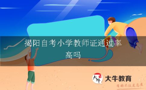 揭阳自考小学教师证通过率高吗