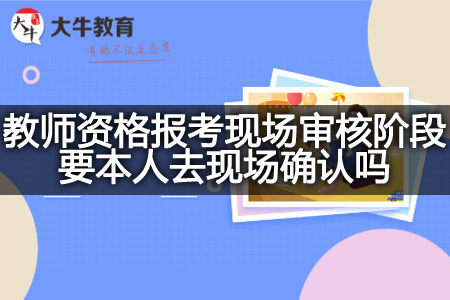 教师资格报考现场审核