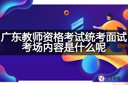 广东教师资格考试统考