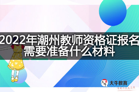 潮州教师资格证报名