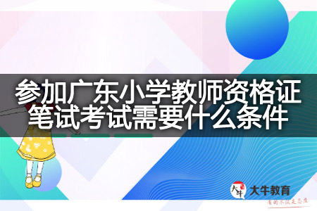 广东小学教师资格证笔试