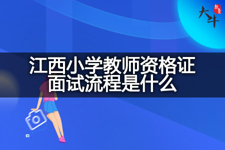 江西小学教师资格证面试流程