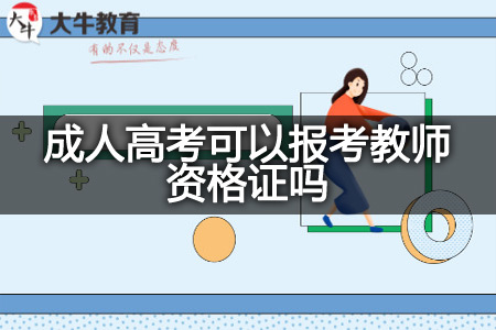 成人高考报考教师资格证