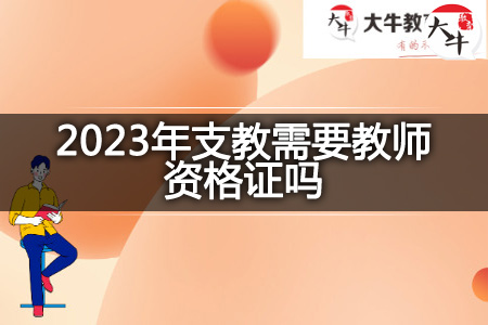 2023年支教教师资格证