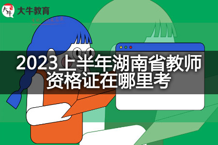 2023上半年湖南省教师资格证