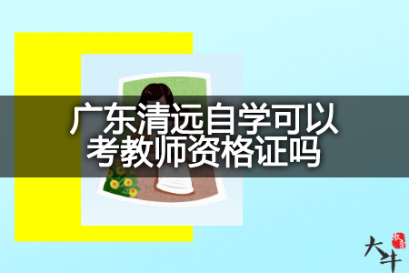 广东清远考教师资格证