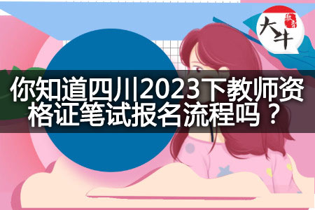 四川2023下教师资格证笔试报名流程